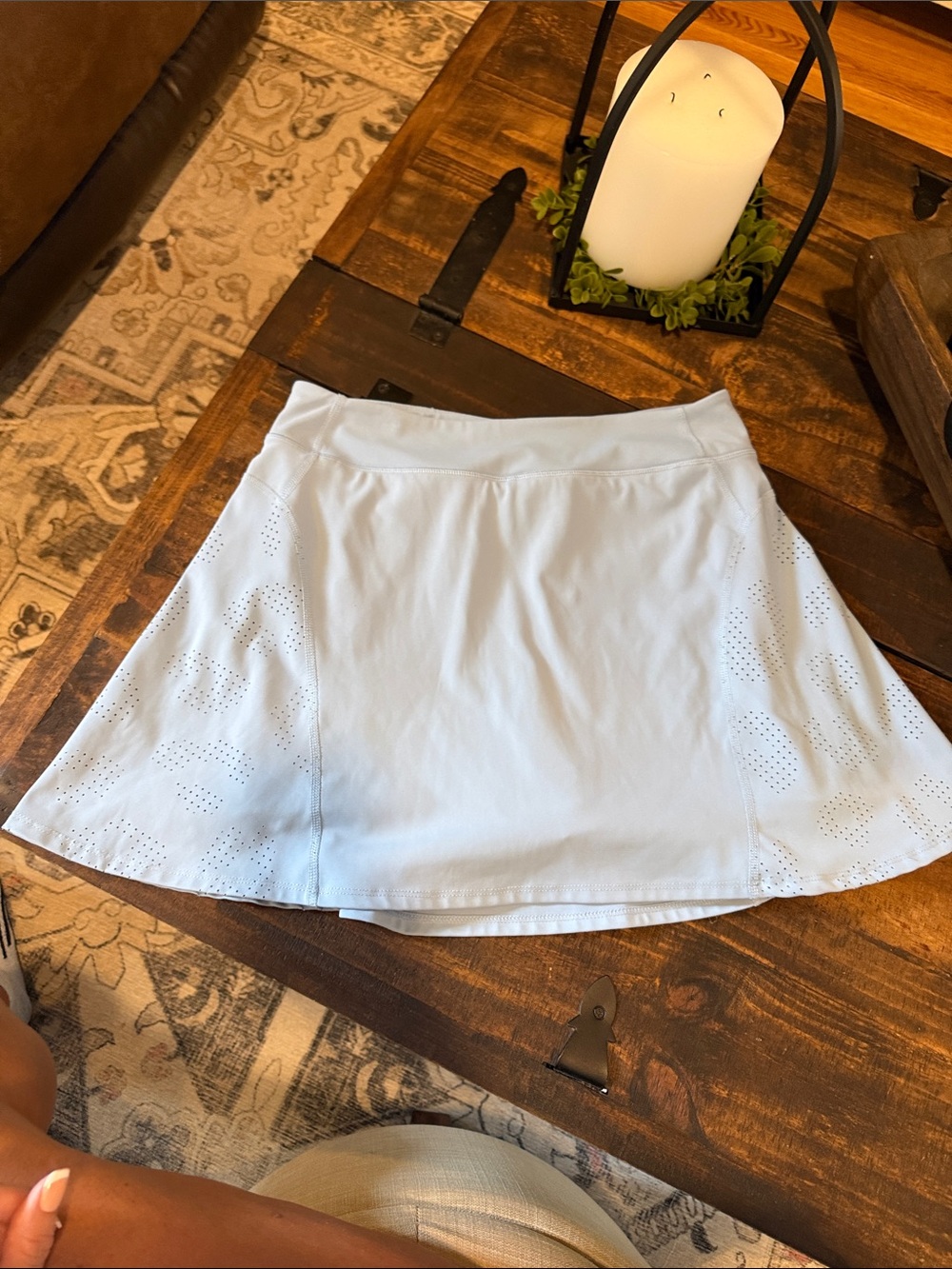 Sincerely Jules Light Blue Circle Skirt